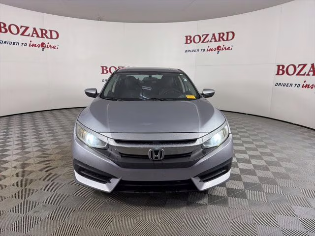 2018 Lunar Silver Metallic Honda Civic LX FWD Sedan