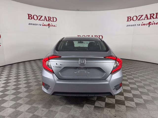 2018 Lunar Silver Metallic Honda Civic LX FWD Sedan