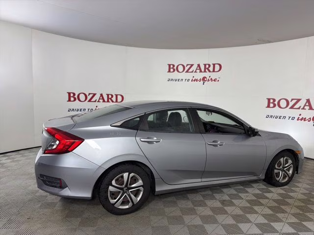 2018 Lunar Silver Metallic Honda Civic LX FWD Sedan