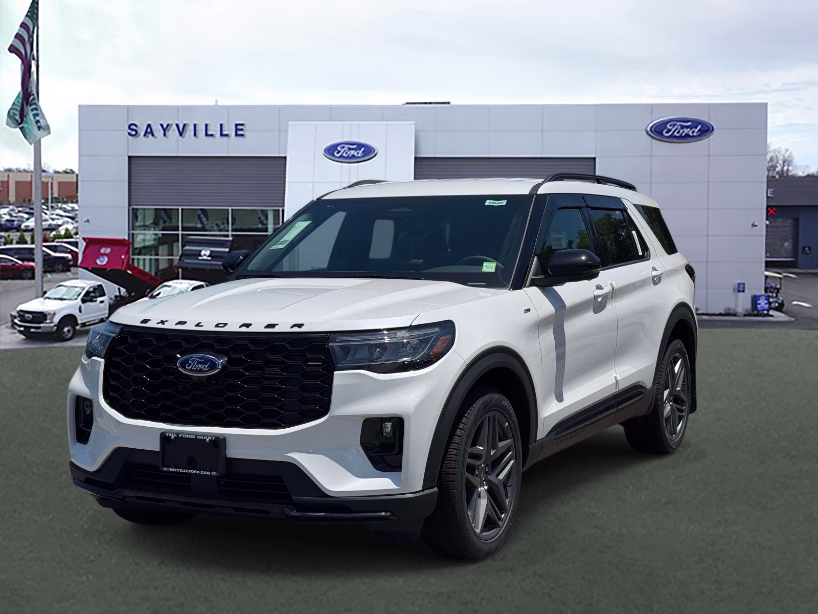 2026 White Ford Explorer ST-Line 4WD 4X4 SUV