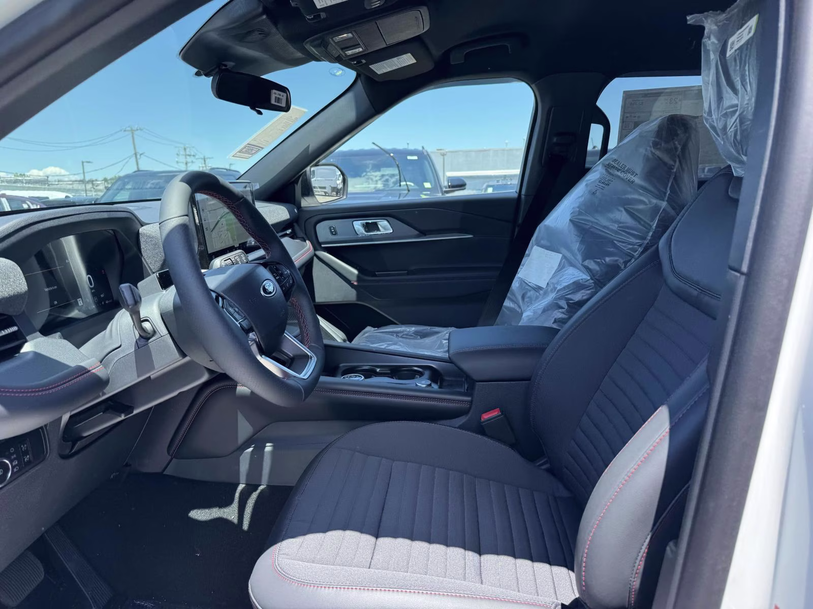 2026 White Ford Explorer ST-Line 4WD 4X4 SUV