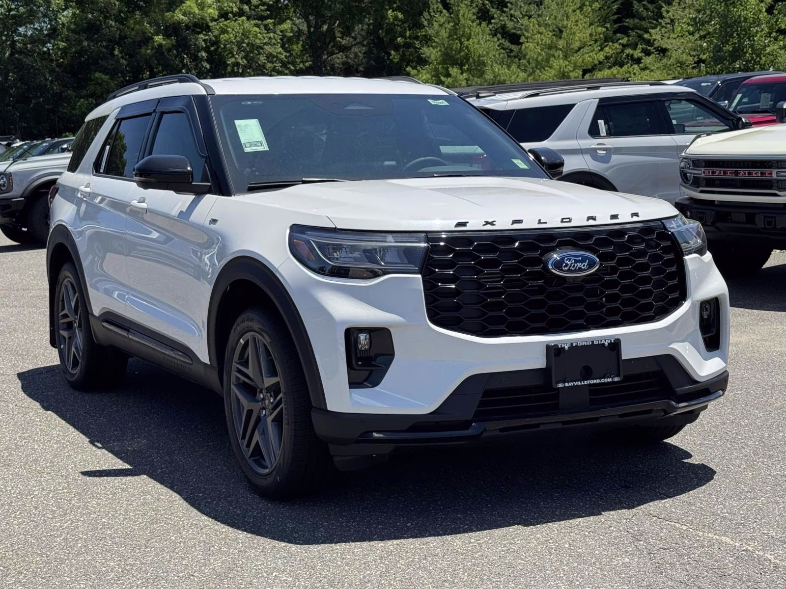 2026 White Ford Explorer ST-Line 4WD 4X4 SUV