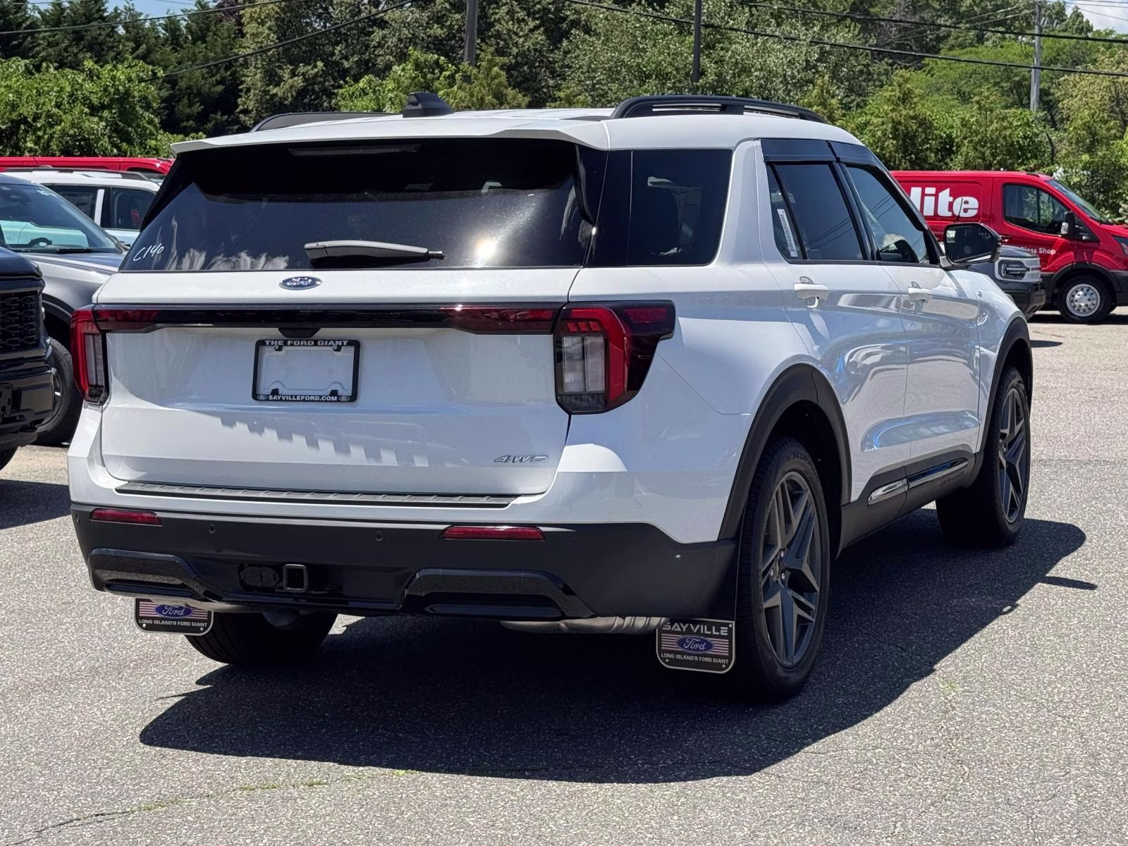 2026 White Ford Explorer ST-Line 4WD 4X4 SUV