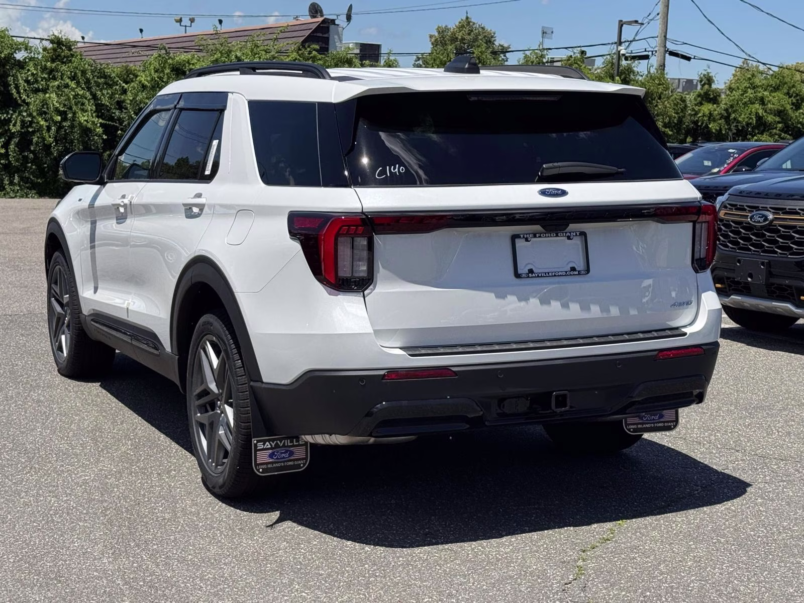 2026 White Ford Explorer ST-Line 4WD 4X4 SUV