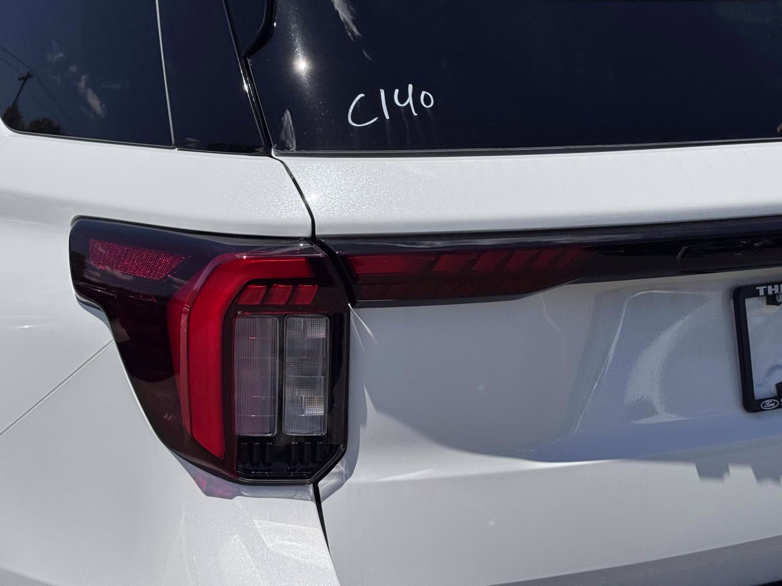 2026 White Ford Explorer ST-Line 4WD 4X4 SUV