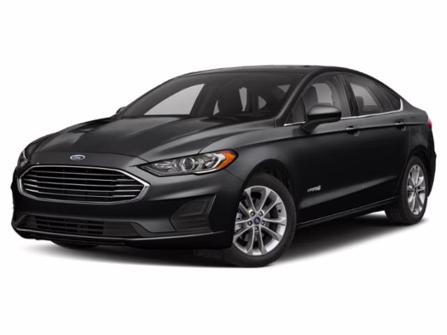 2019 Black Ford Fusion Hybrid SE FWD Sedan