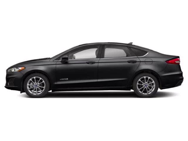 2019 Black Ford Fusion Hybrid SE FWD Sedan