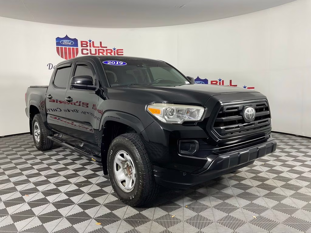 2019 Midnight Black Metallic Toyota Tacoma SR RWD Truck