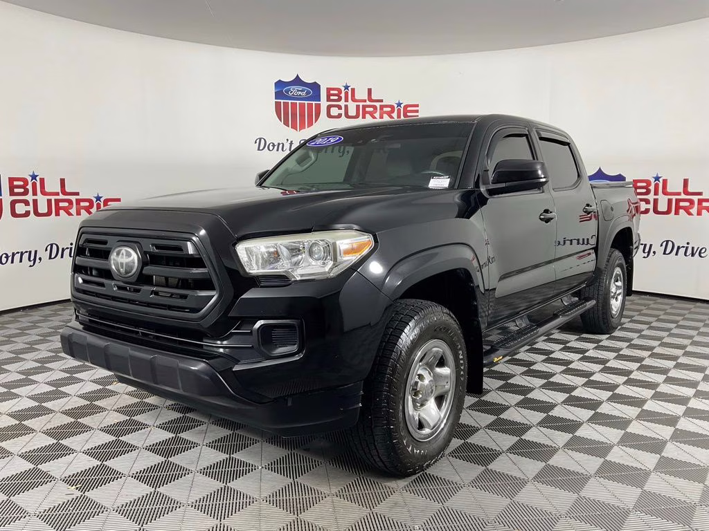 2019 Midnight Black Metallic Toyota Tacoma SR RWD Truck