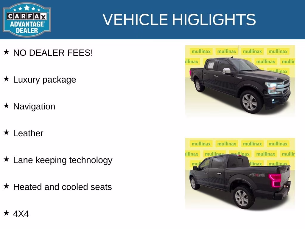 2020 Agate Black Metallic Ford F-150 Platinum 4X4 Truck