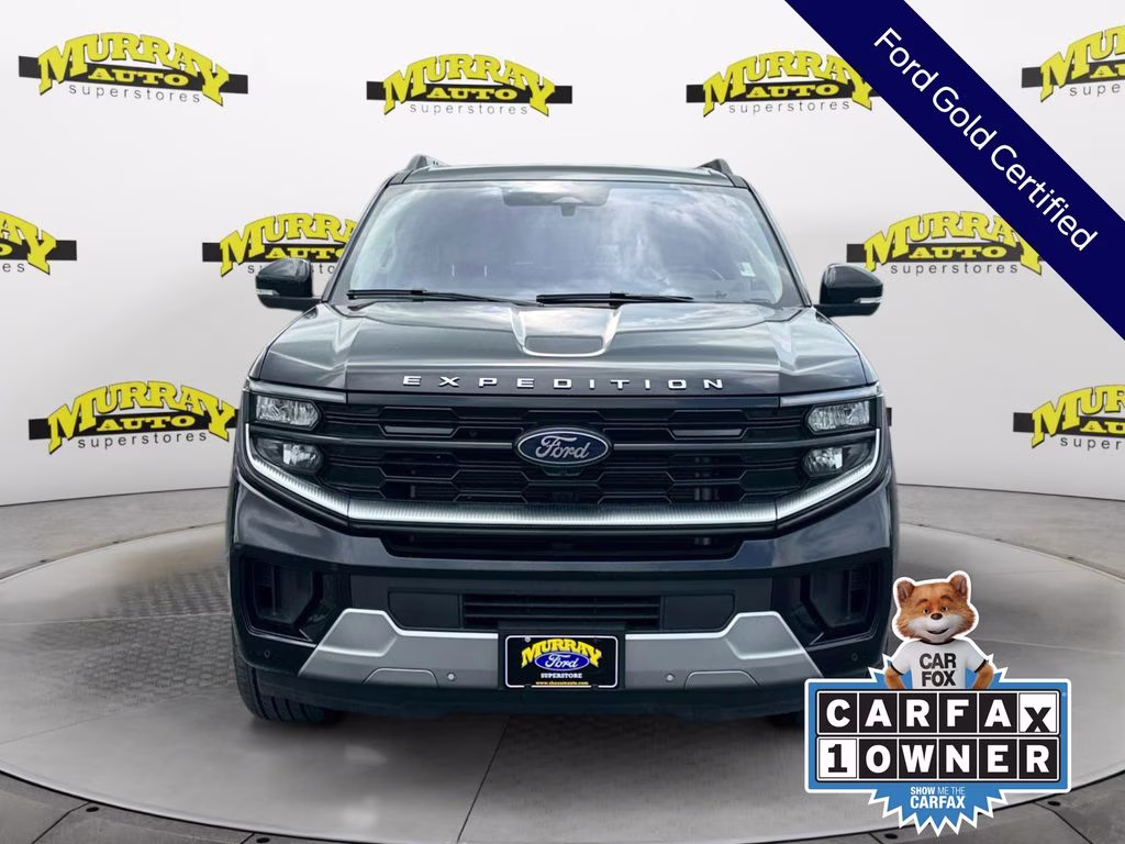 2025 Black Metallic Ford Expedition Max Platinum 4X4 SUV