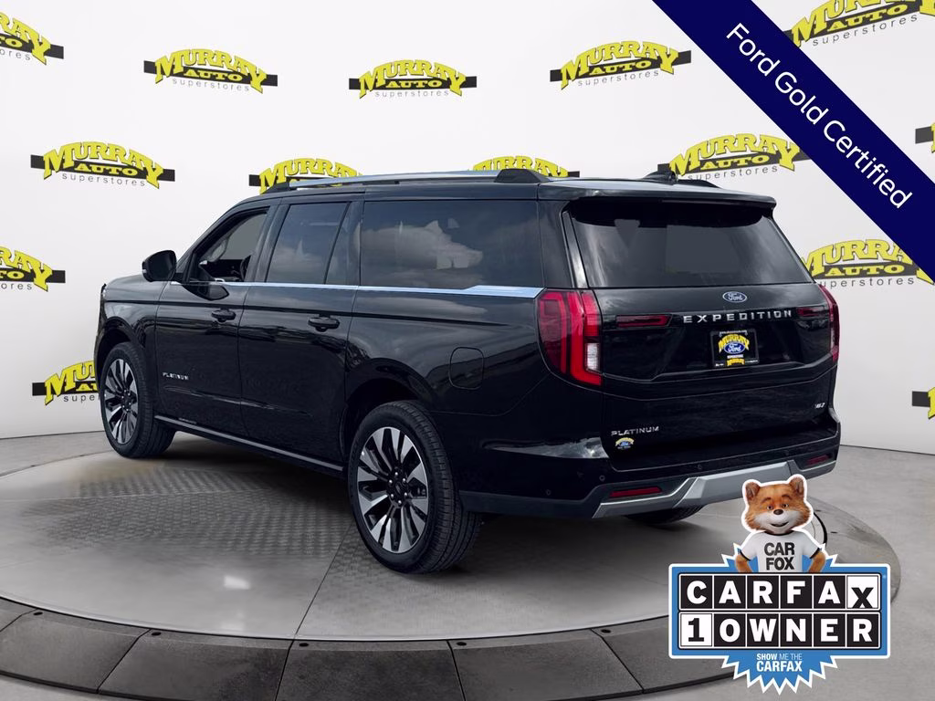 2025 Black Metallic Ford Expedition Max Platinum 4X4 SUV