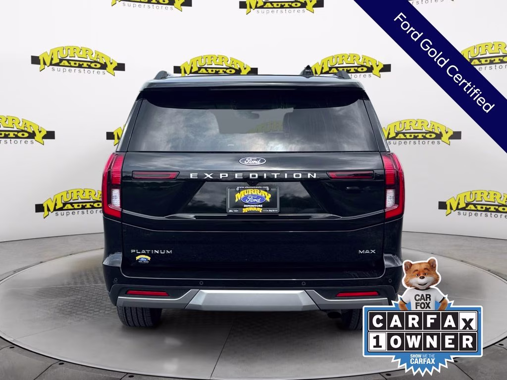 2025 Black Metallic Ford Expedition Max Platinum 4X4 SUV