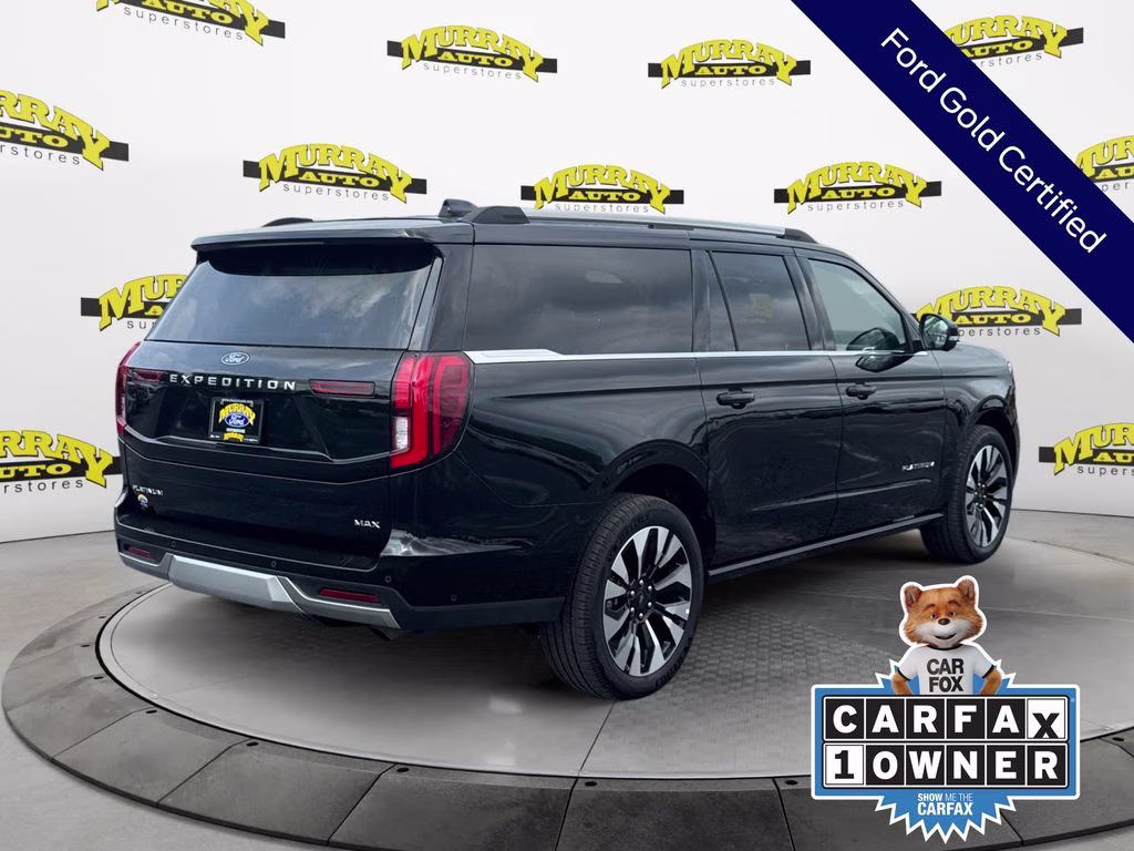 2025 Black Metallic Ford Expedition Max Platinum 4X4 SUV