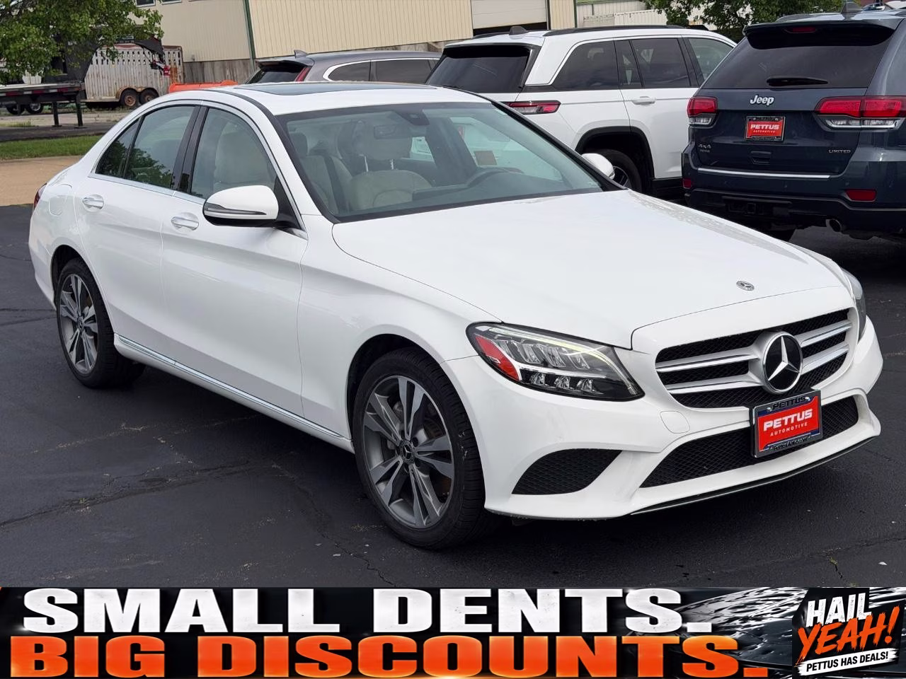 2021 designo Diamond White Metallic Mercedes-Benz C-Class C 300 4MATIC AWD Sedan
