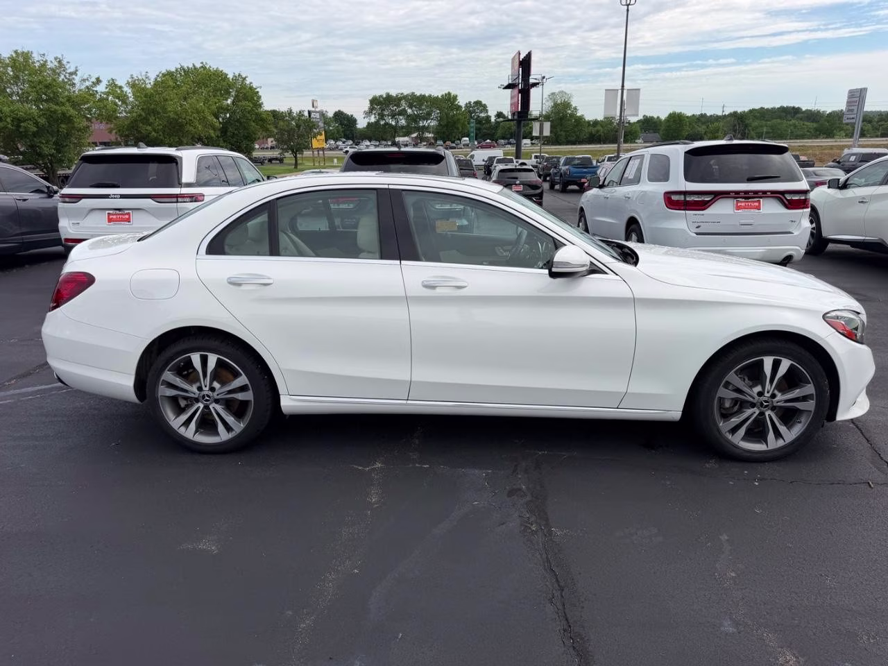 2021 designo Diamond White Metallic Mercedes-Benz C-Class C 300 4MATIC AWD Sedan