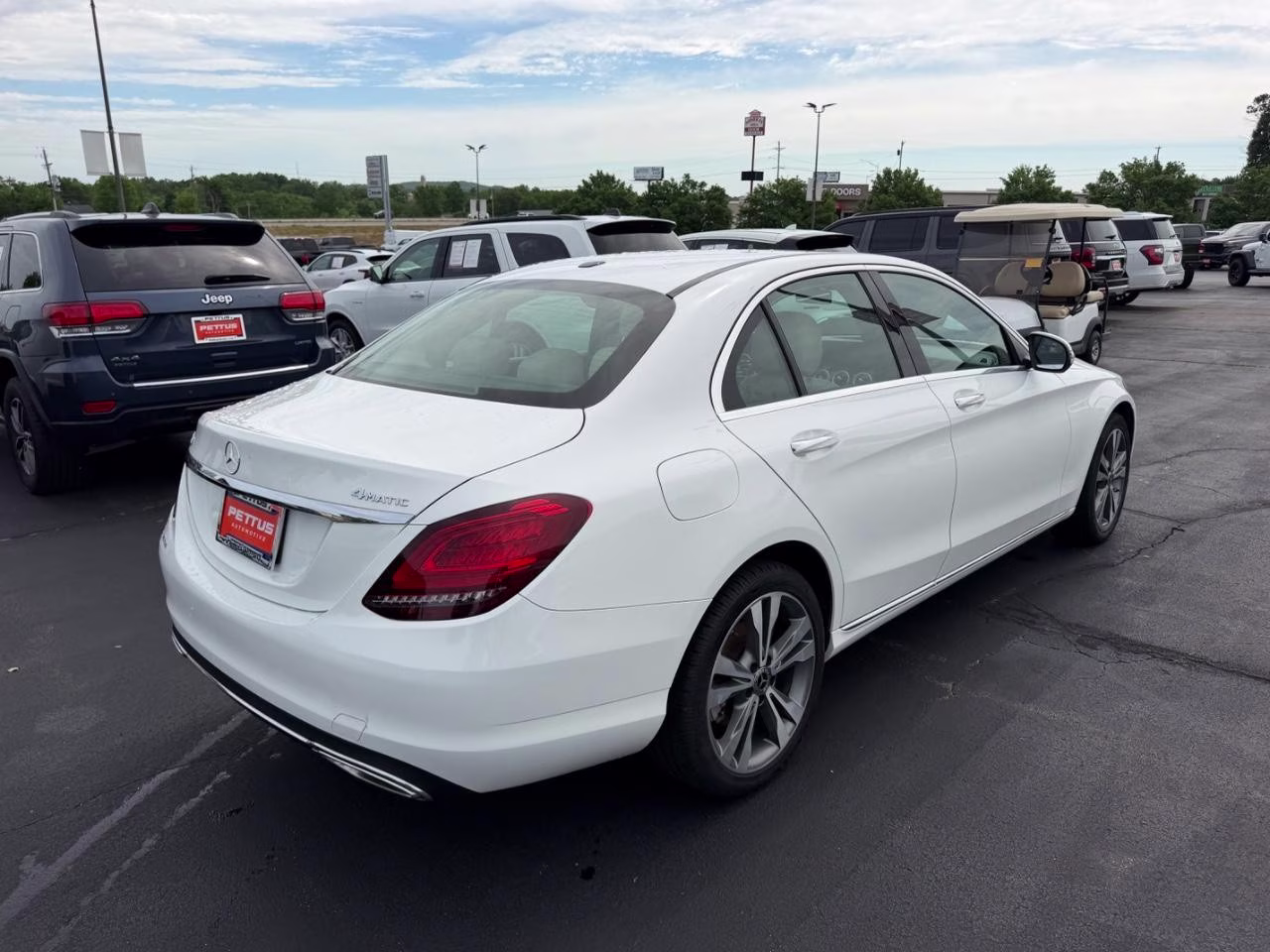 2021 designo Diamond White Metallic Mercedes-Benz C-Class C 300 4MATIC AWD Sedan