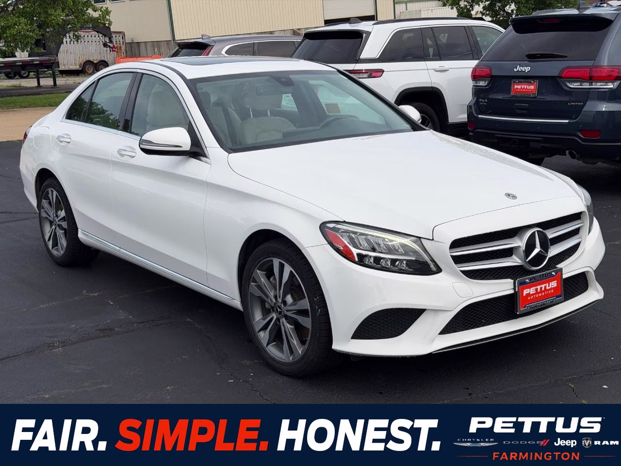 2021 designo Diamond White Metallic Mercedes-Benz C-Class C 300 4MATIC AWD Sedan