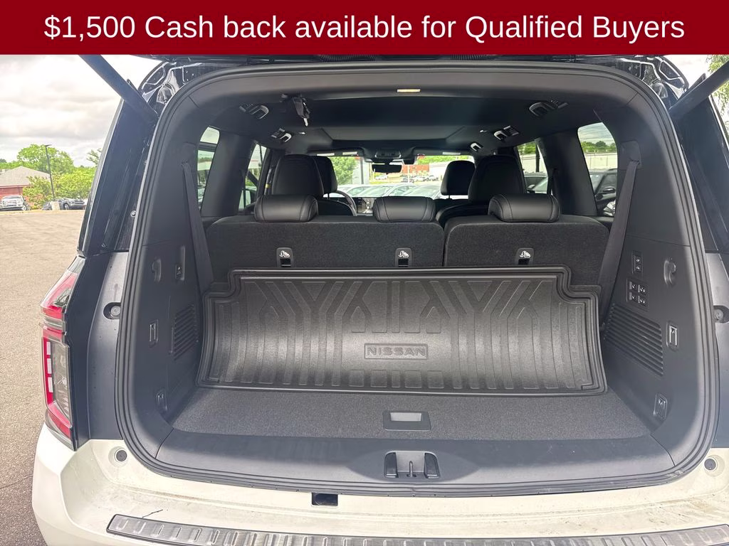 2026 Aspen White/Super Black Nissan Armada PRO-4X 4X4 SUV