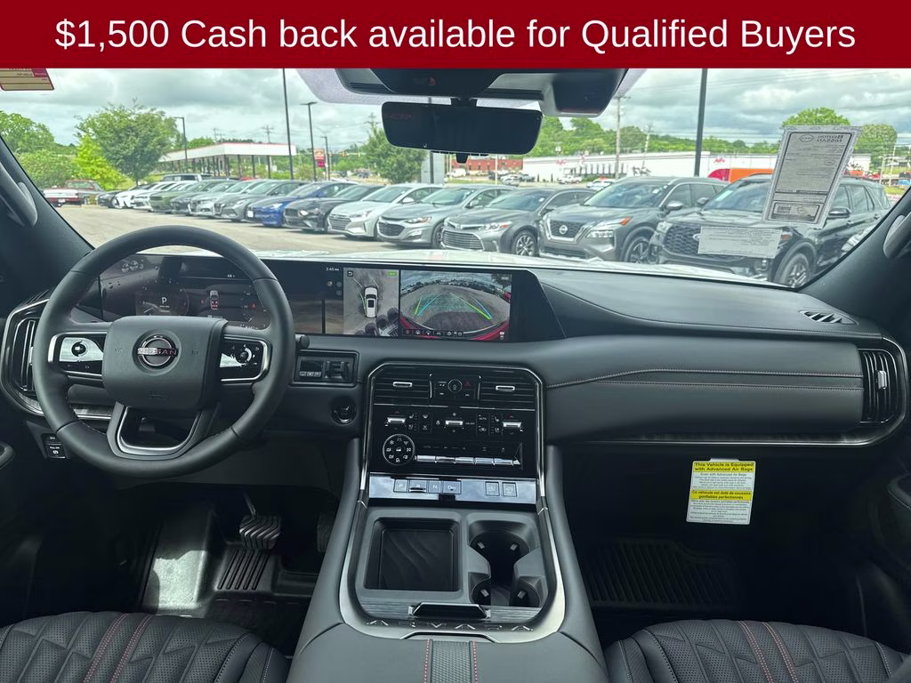 2026 Aspen White/Super Black Nissan Armada PRO-4X 4X4 SUV