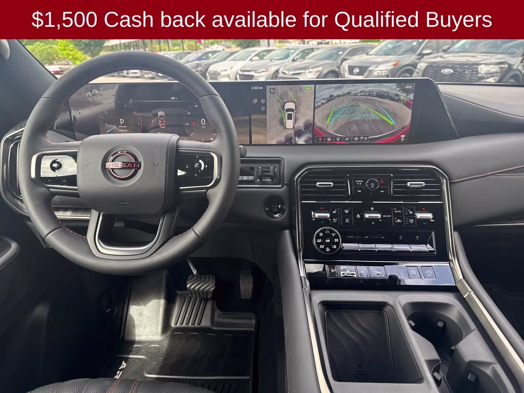 2026 Aspen White/Super Black Nissan Armada PRO-4X 4X4 SUV