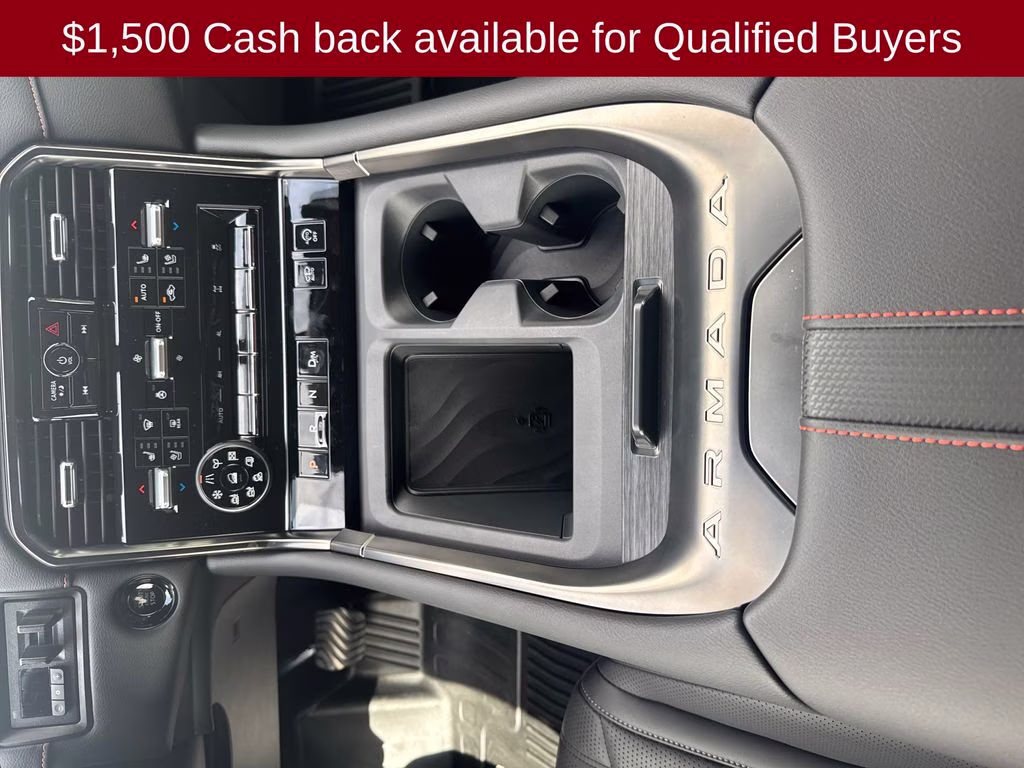 2026 Aspen White/Super Black Nissan Armada PRO-4X 4X4 SUV
