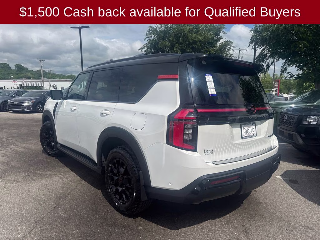 2026 Aspen White/Super Black Nissan Armada PRO-4X 4X4 SUV