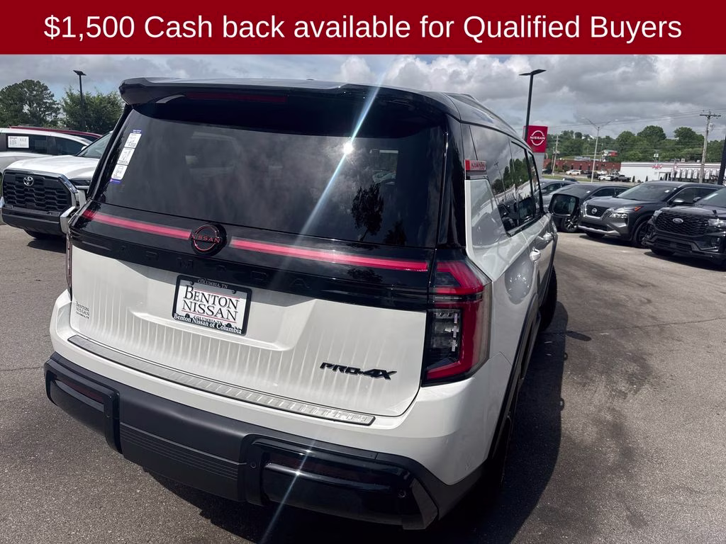 2026 Aspen White/Super Black Nissan Armada PRO-4X 4X4 SUV