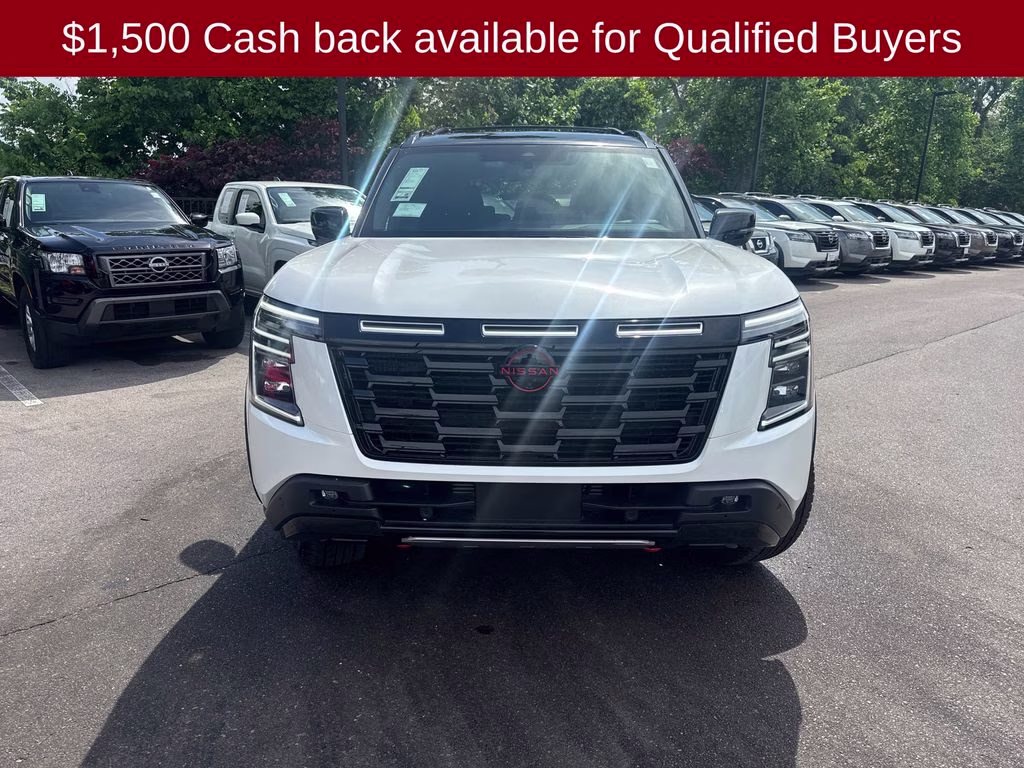 2026 Aspen White/Super Black Nissan Armada PRO-4X 4X4 SUV