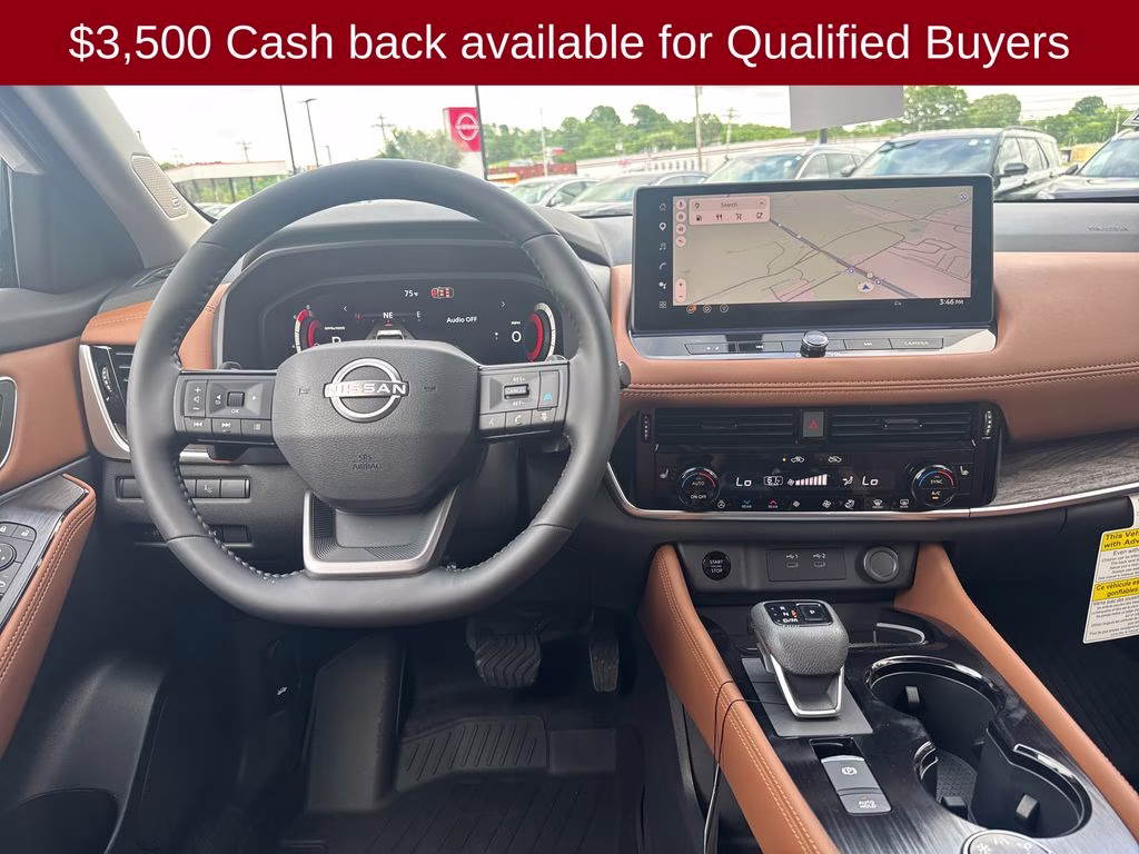 2026 Everest White Pearl Tricoat Nissan Rogue Platinum AWD SUV