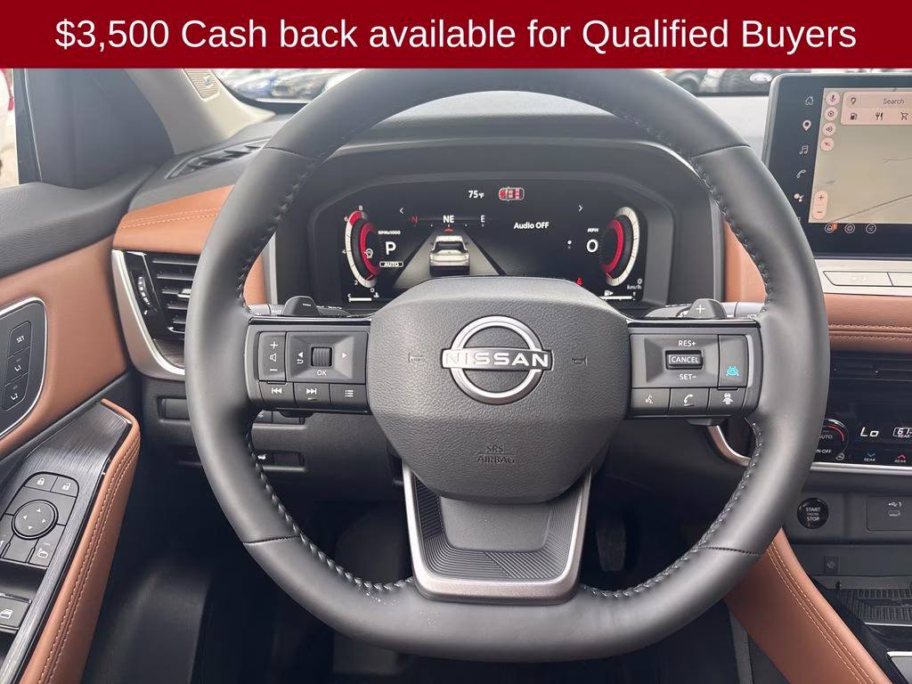 2026 Everest White Pearl Tricoat Nissan Rogue Platinum AWD SUV