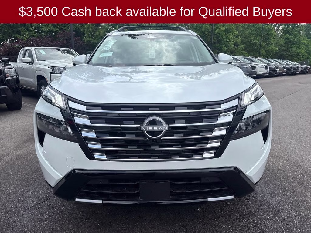 2026 Everest White Pearl Tricoat Nissan Rogue Platinum AWD SUV