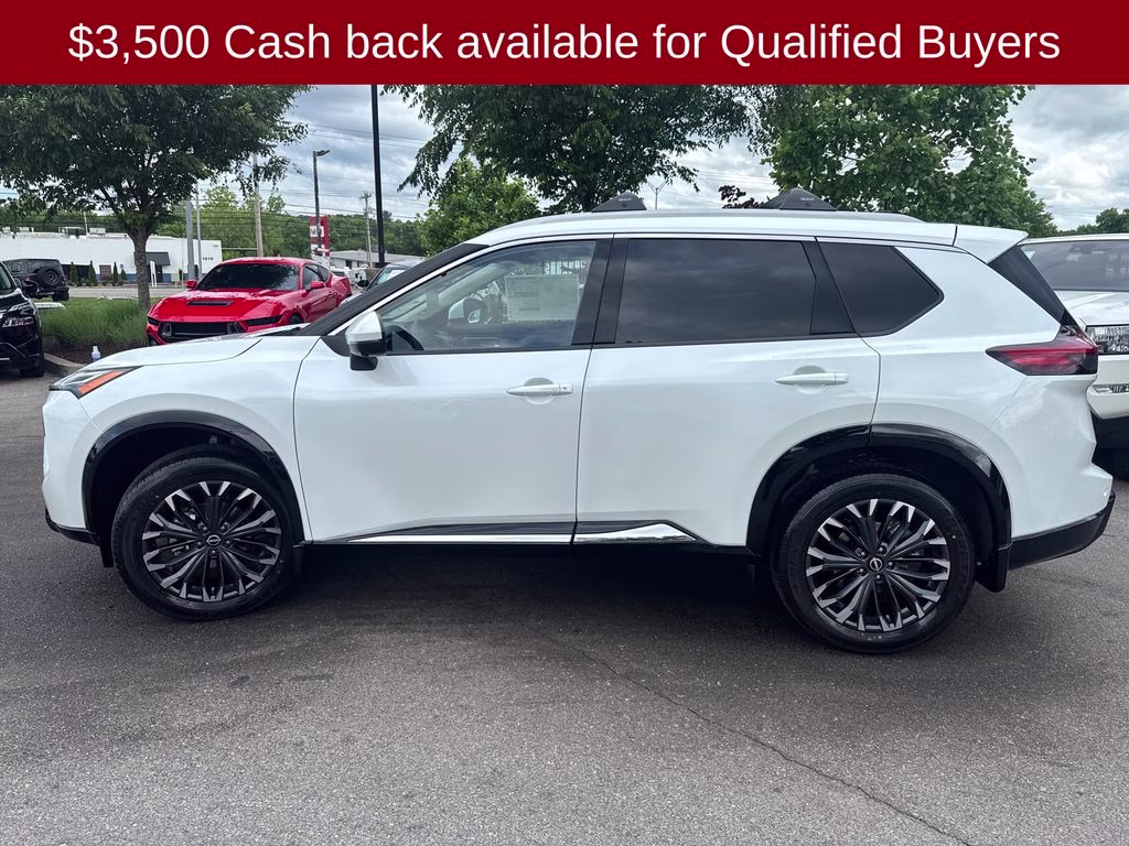 2026 Everest White Pearl Tricoat Nissan Rogue Platinum AWD SUV