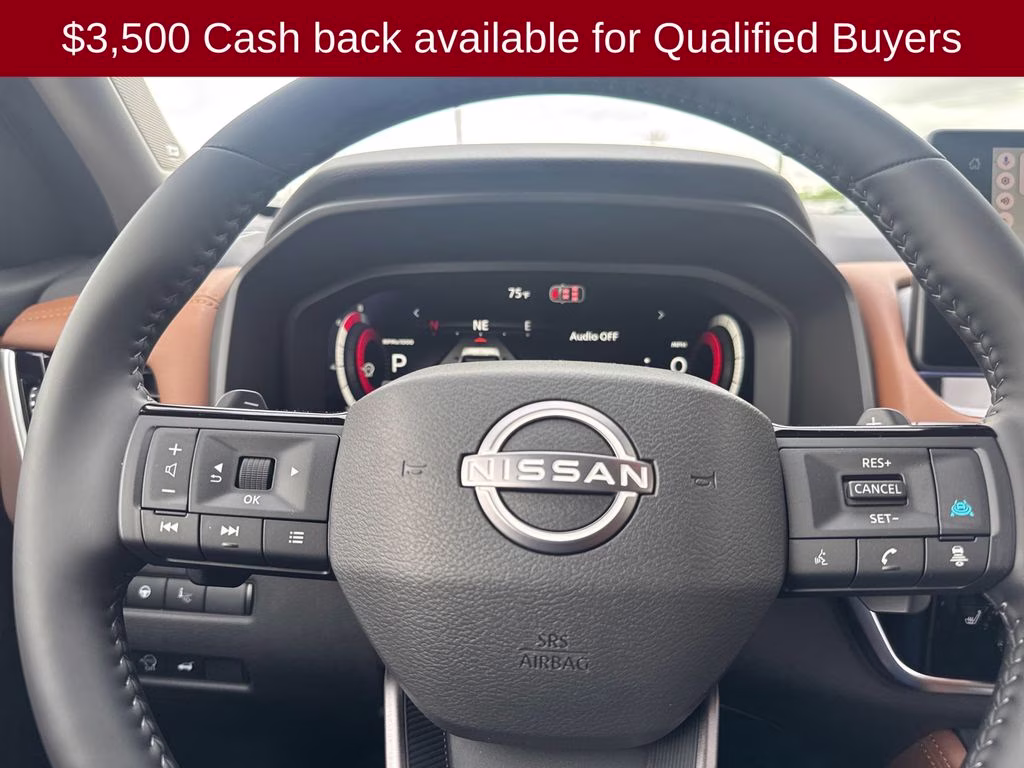 2026 Everest White Pearl Tricoat Nissan Rogue Platinum AWD SUV
