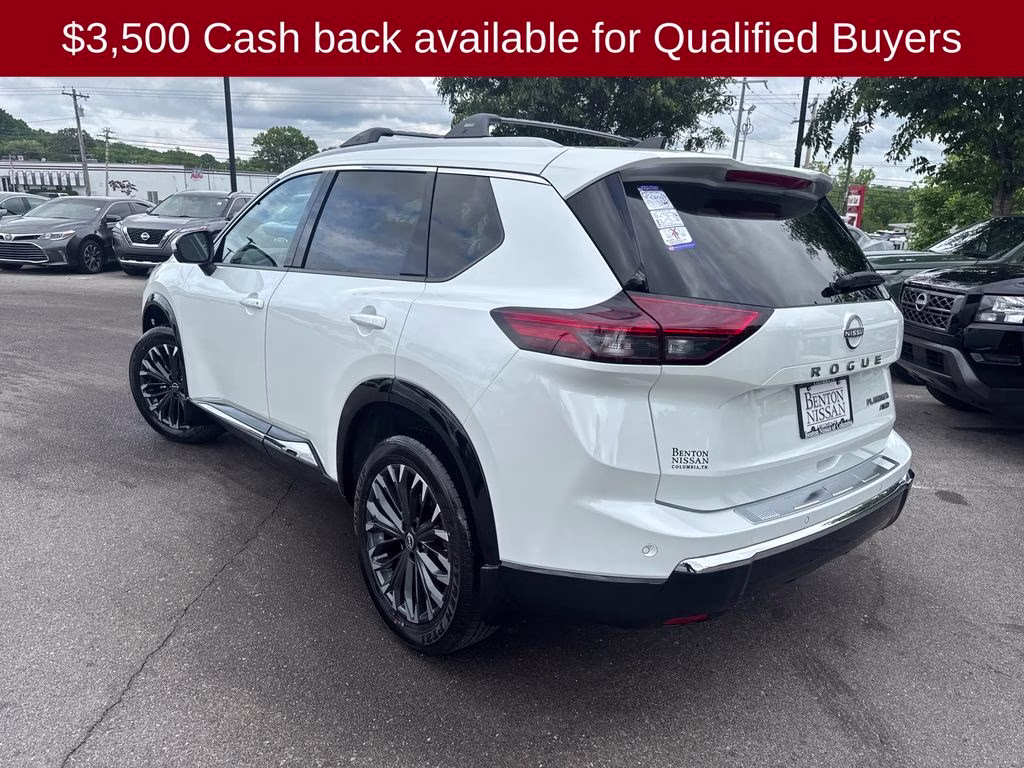 2026 Everest White Pearl Tricoat Nissan Rogue Platinum AWD SUV