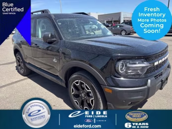 2025 Shadow Black Ford Bronco Sport Outer Banks 4X4 SUV