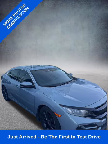 2020 Sonic Gray Pearl Honda Civic EX FWD Hatchback