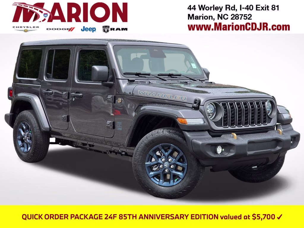 2026 Granite Crystal Metallic Clearcoat Jeep Wrangler 4X4 SUV