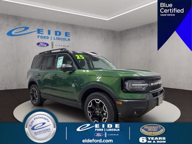 2025 Eruption Green Metallic Ford Bronco Sport Outer Banks 4X4 SUV