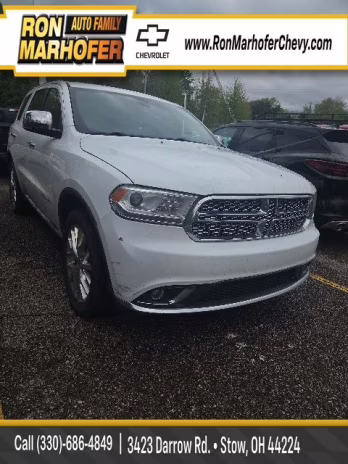 2015 Bright White Clearcoat Dodge Durango Citadel AWD SUV
