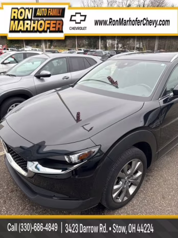 2023 Jet Black Mica Mazda CX-30 2.5 S Preferred Package AWD SUV