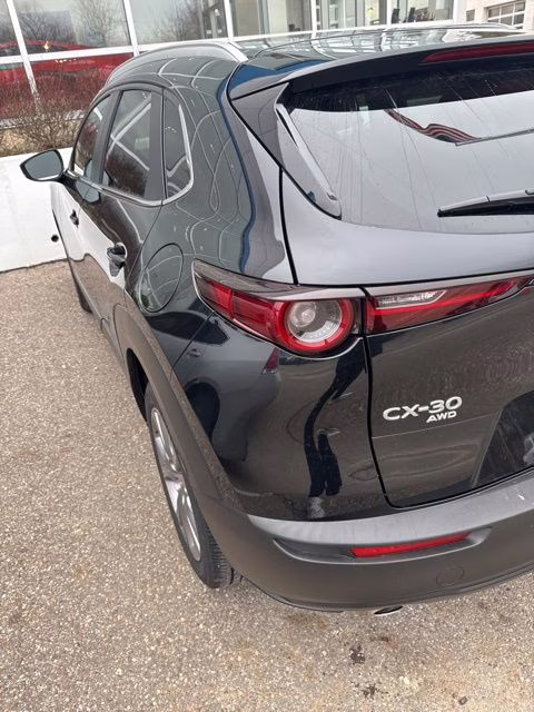 2023 Jet Black Mica Mazda CX-30 2.5 S Preferred Package AWD SUV