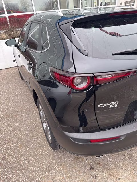 2023 Jet Black Mica Mazda CX-30 2.5 S Preferred Package AWD SUV