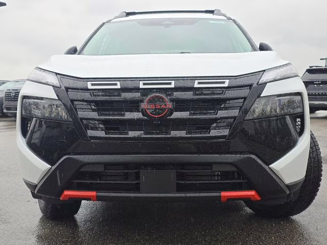 2026 Everest White Pearl Tricoat Nissan Rogue Rock Creek AWD SUV