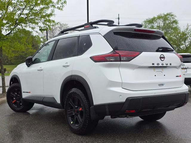 2026 Everest White Pearl Tricoat Nissan Rogue Rock Creek AWD SUV