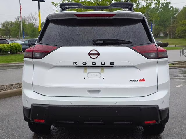 2026 Everest White Pearl Tricoat Nissan Rogue Rock Creek AWD SUV