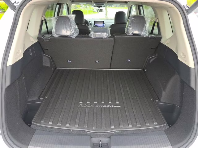 2026 Everest White Pearl Tricoat Nissan Rogue Rock Creek AWD SUV