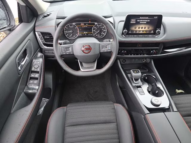 2026 Everest White Pearl Tricoat Nissan Rogue Rock Creek AWD SUV