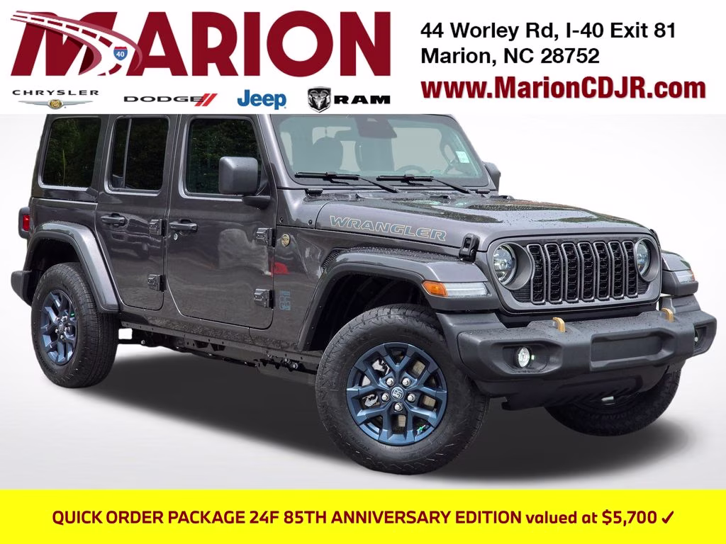 2026 Granite Crystal Metallic Clearcoat Jeep Wrangler 4X4 SUV