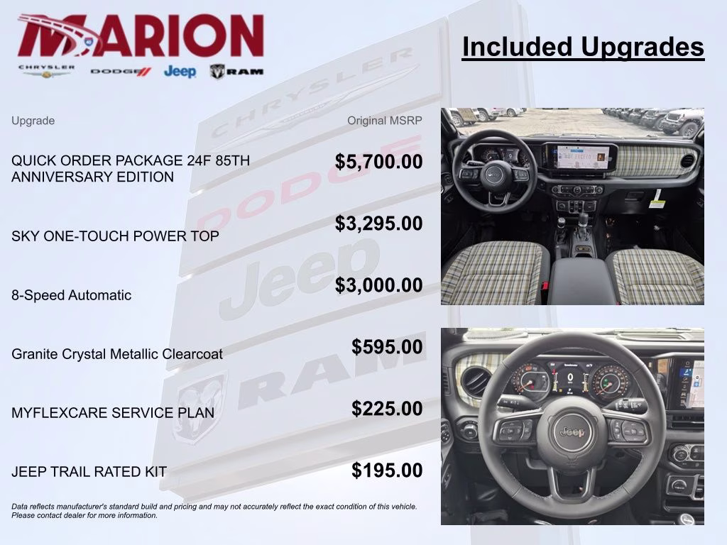 2026 Granite Crystal Metallic Clearcoat Jeep Wrangler 4X4 SUV